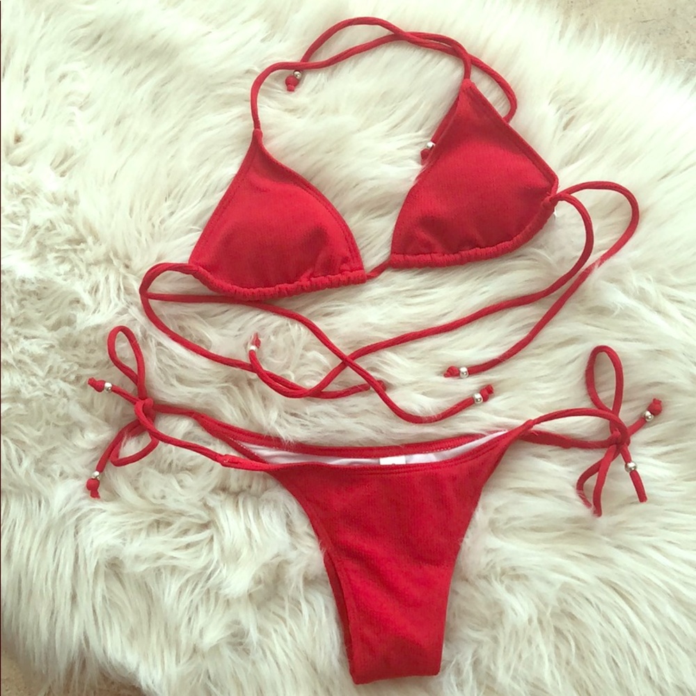 Red bikini